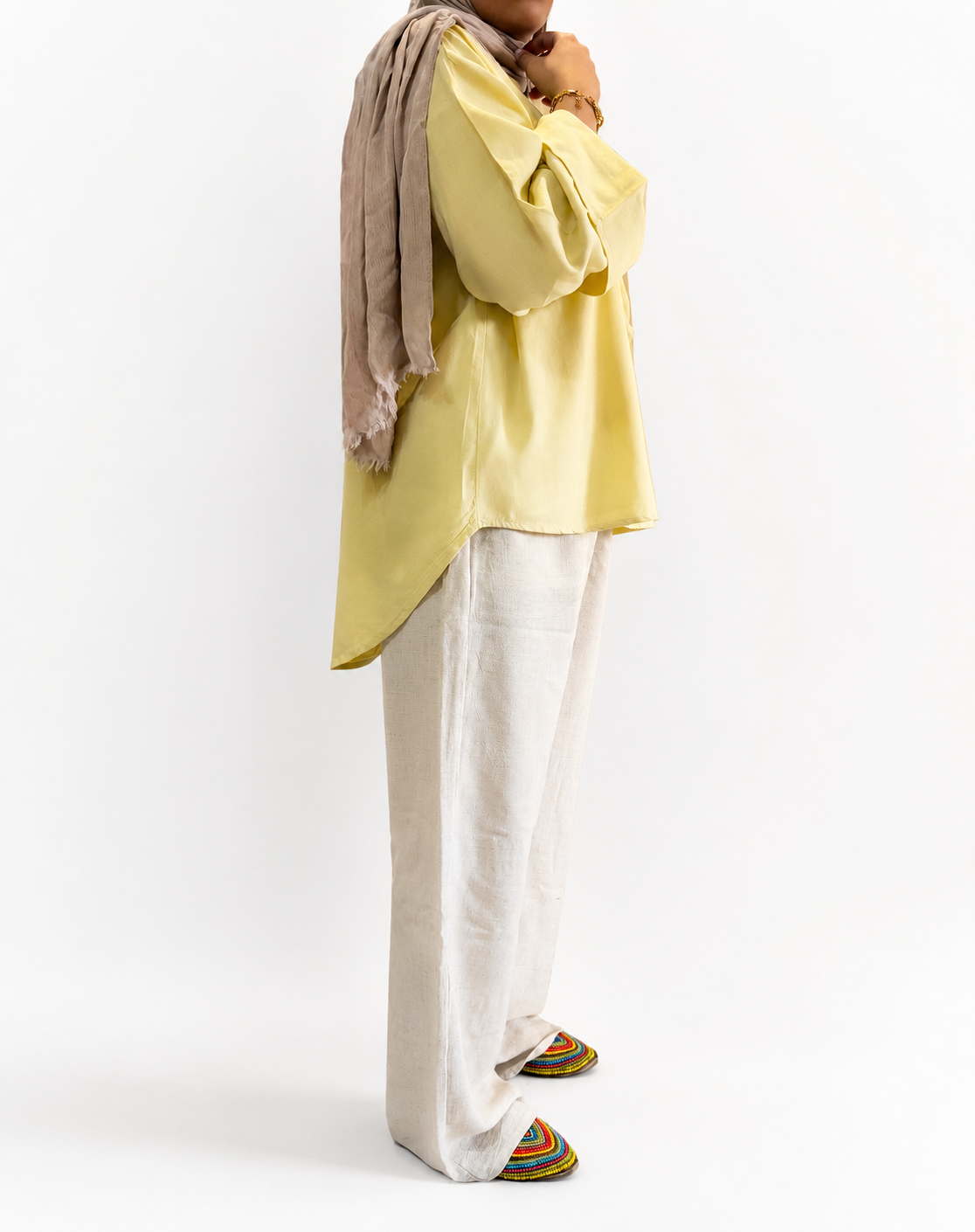 Summer Breeze Shirt + Ivory Linen Pants