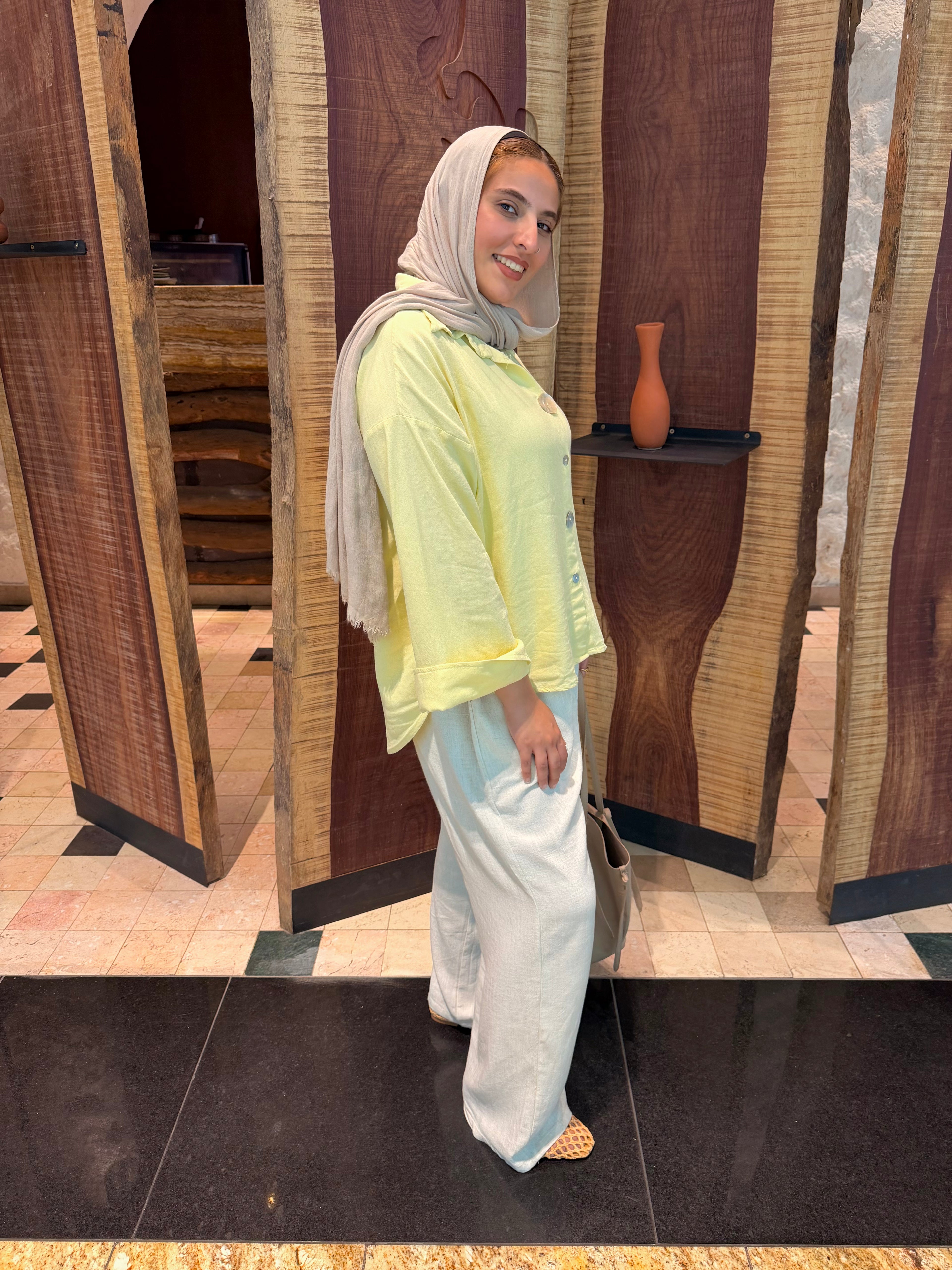 Summer Breeze Shirt + Ivory Linen Pants