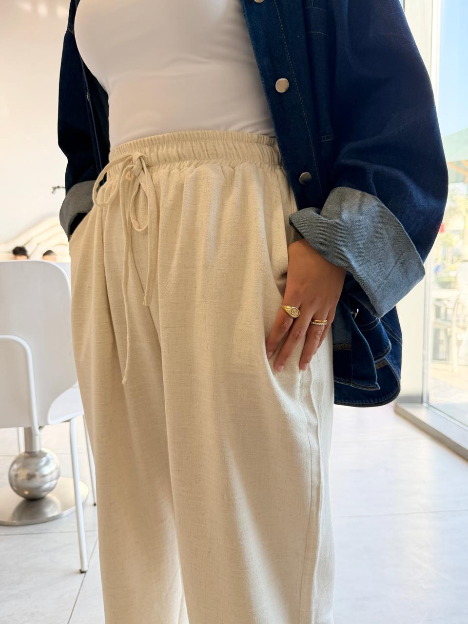 Everyday Linen Pants - Ivory