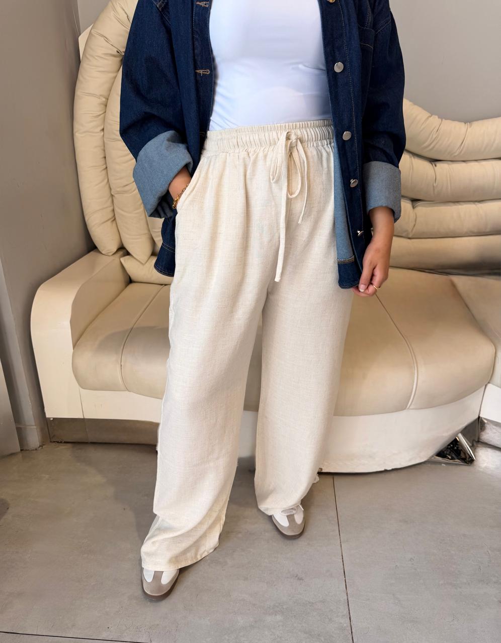 Everyday Linen Pants - Ivory