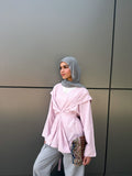 Soft tone blouse in pink