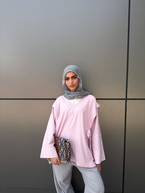 Soft tone blouse in pink